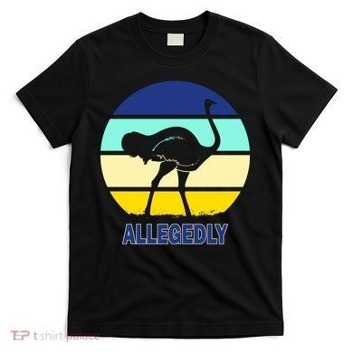 Allegedly Ostrich Retro Logo T-Shirt