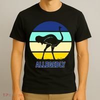 Allegedly Ostrich Retro Logo T-Shirt thumb 3