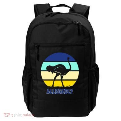 Allegedly Ostrich Retro Logo Backpack