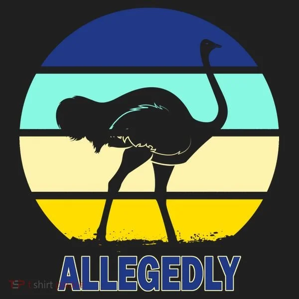 Allegedly Ostrich Retro Logo Beanie