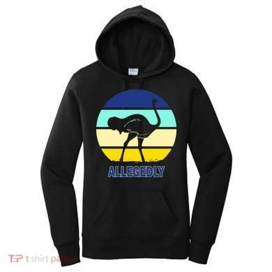 Allegedly Ostrich Retro Logo Women's Hoodie