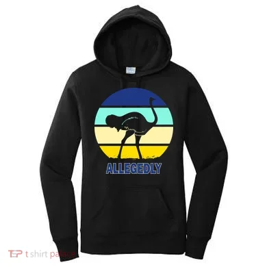 Allegedly Ostrich Retro Logo Women's Hoodie