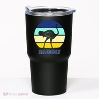 Allegedly Ostrich Retro Logo Tumbler thumb 0