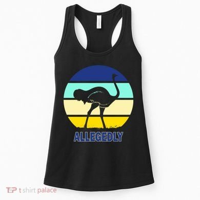 Allegedly Ostrich Retro Logo Women's Tank Top