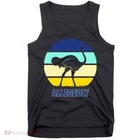 Allegedly Ostrich Retro Logo Tank Top thumb 0