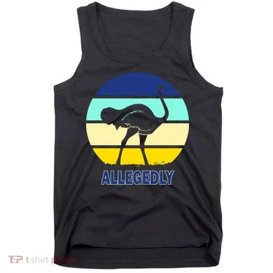 Allegedly Ostrich Retro Logo Tank Top
