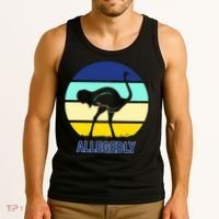 Allegedly Ostrich Retro Logo Tank Top thumb 3