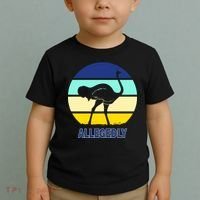 Allegedly Ostrich Retro Logo Toddler T-Shirt thumb 2