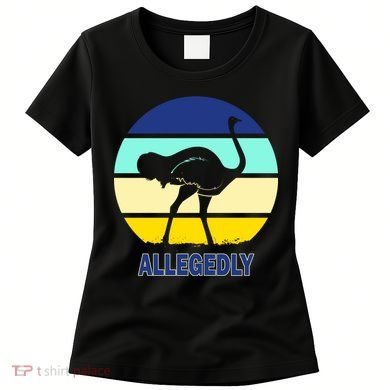 Allegedly Ostrich Retro Logo Women's T-Shirt