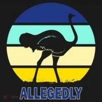Allegedly Ostrich Retro Logo Women's T-Shirt thumb 6