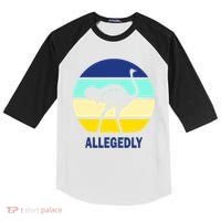 Allegedly Ostrich Retro Logo Kids Colorblock Raglan Jersey thumb 0