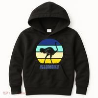 Allegedly Ostrich Retro Logo Kids Hoodie thumb 0
