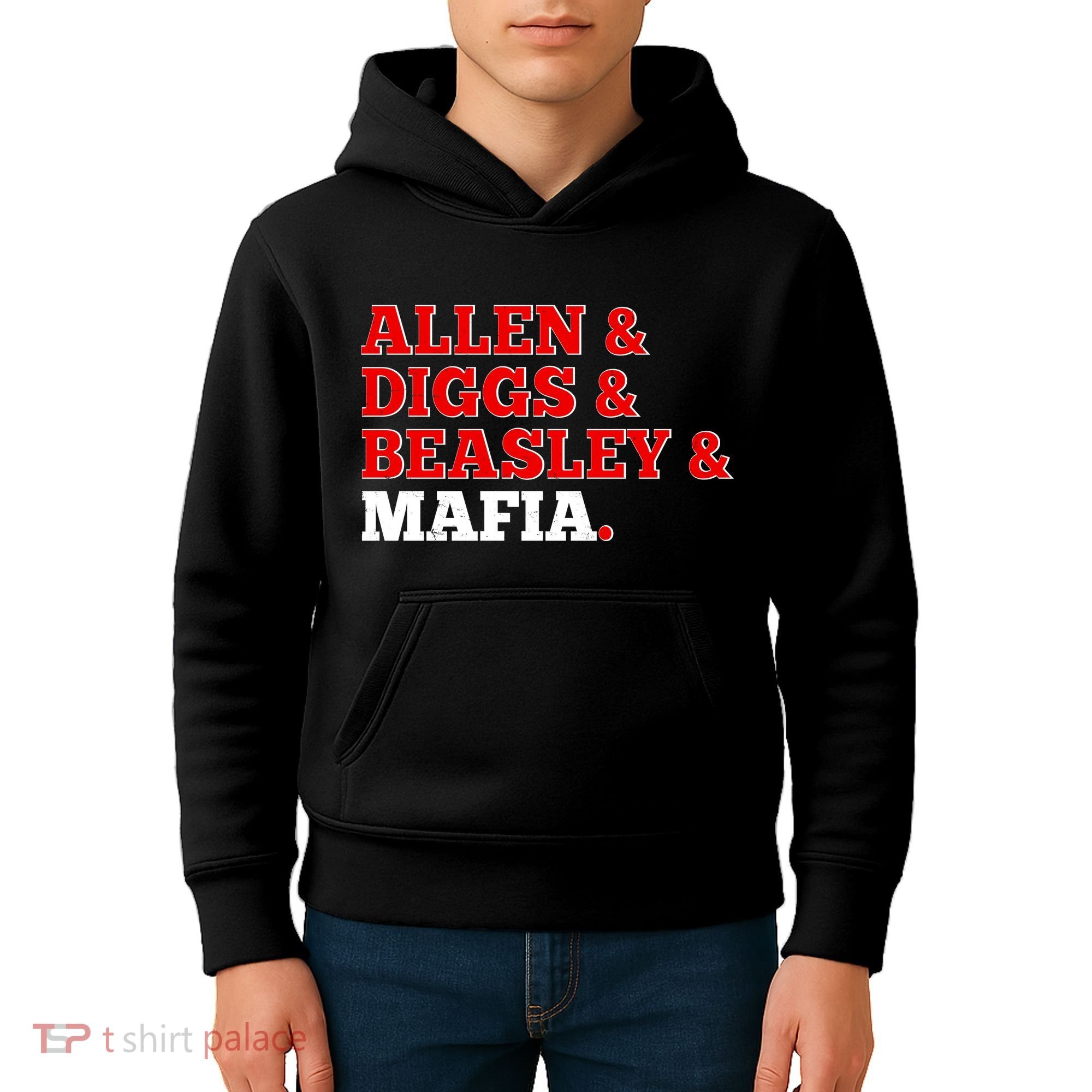 Allen Diggs Beasley Mafia Buffalo New York Football Kids Hoodie