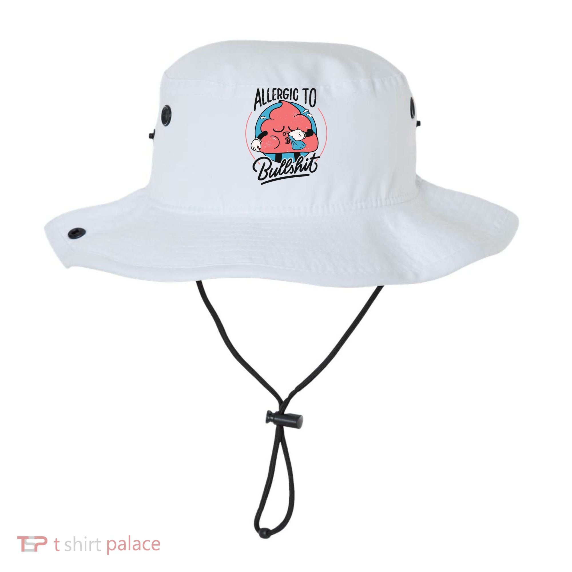 Allergic To Bullshit Funny Bucket Hat