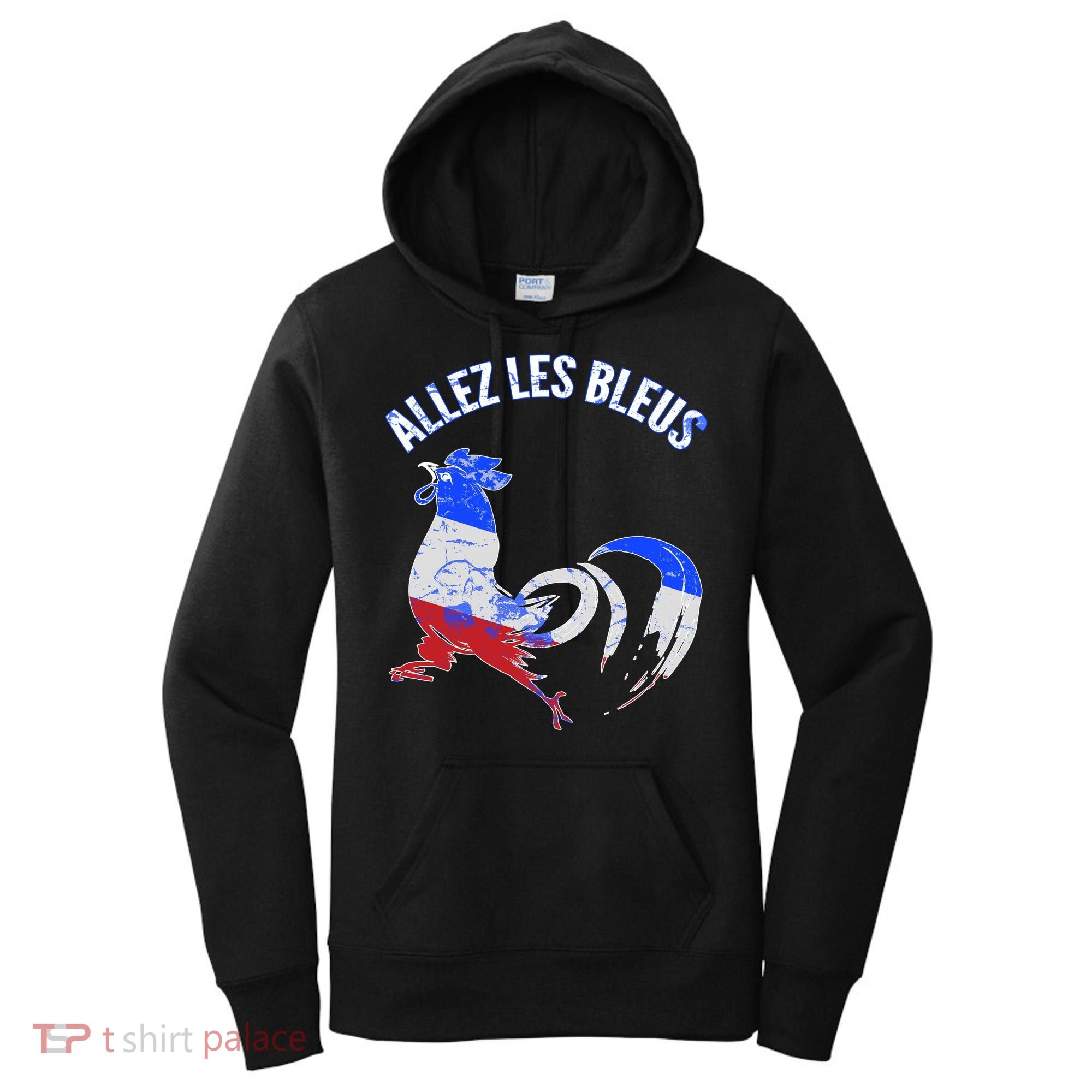 Allez Les Bleus France Soccer Women's Hoodie
