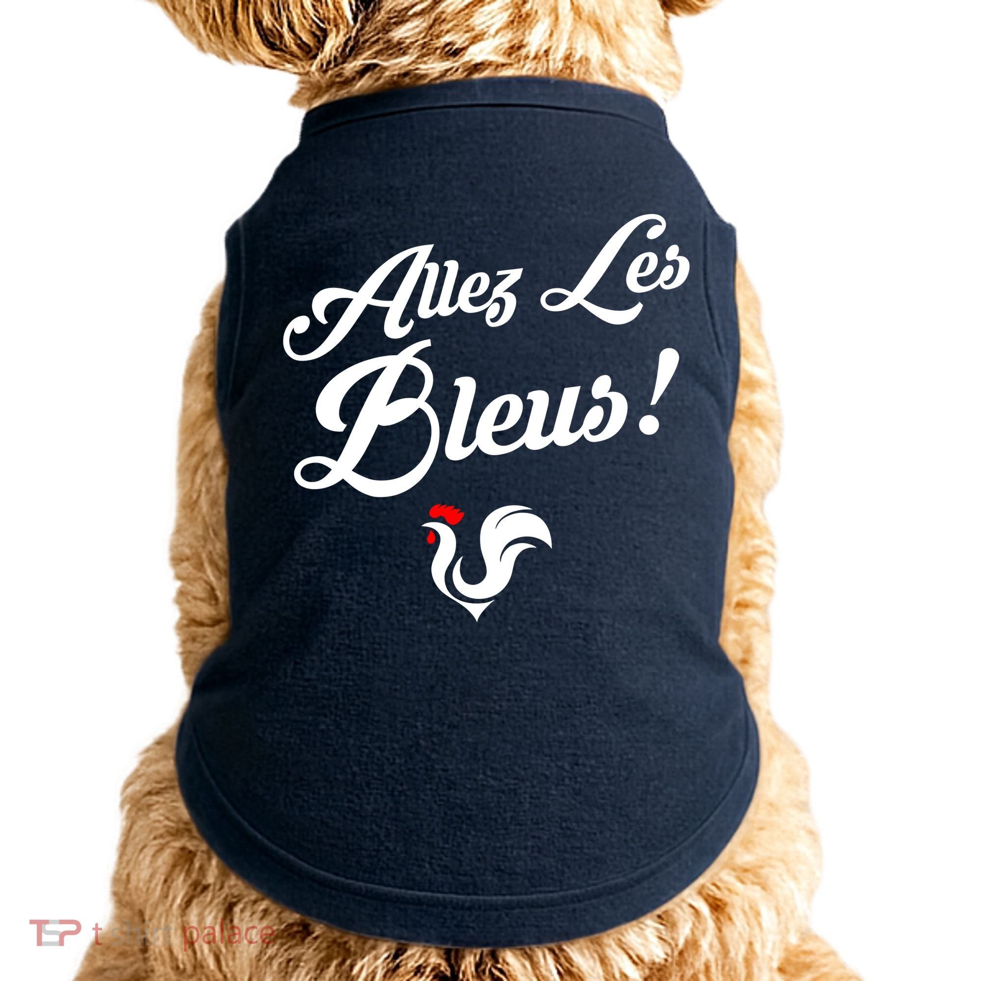 Allez Les Bleus France Team Chant Soccer Doggie Tank