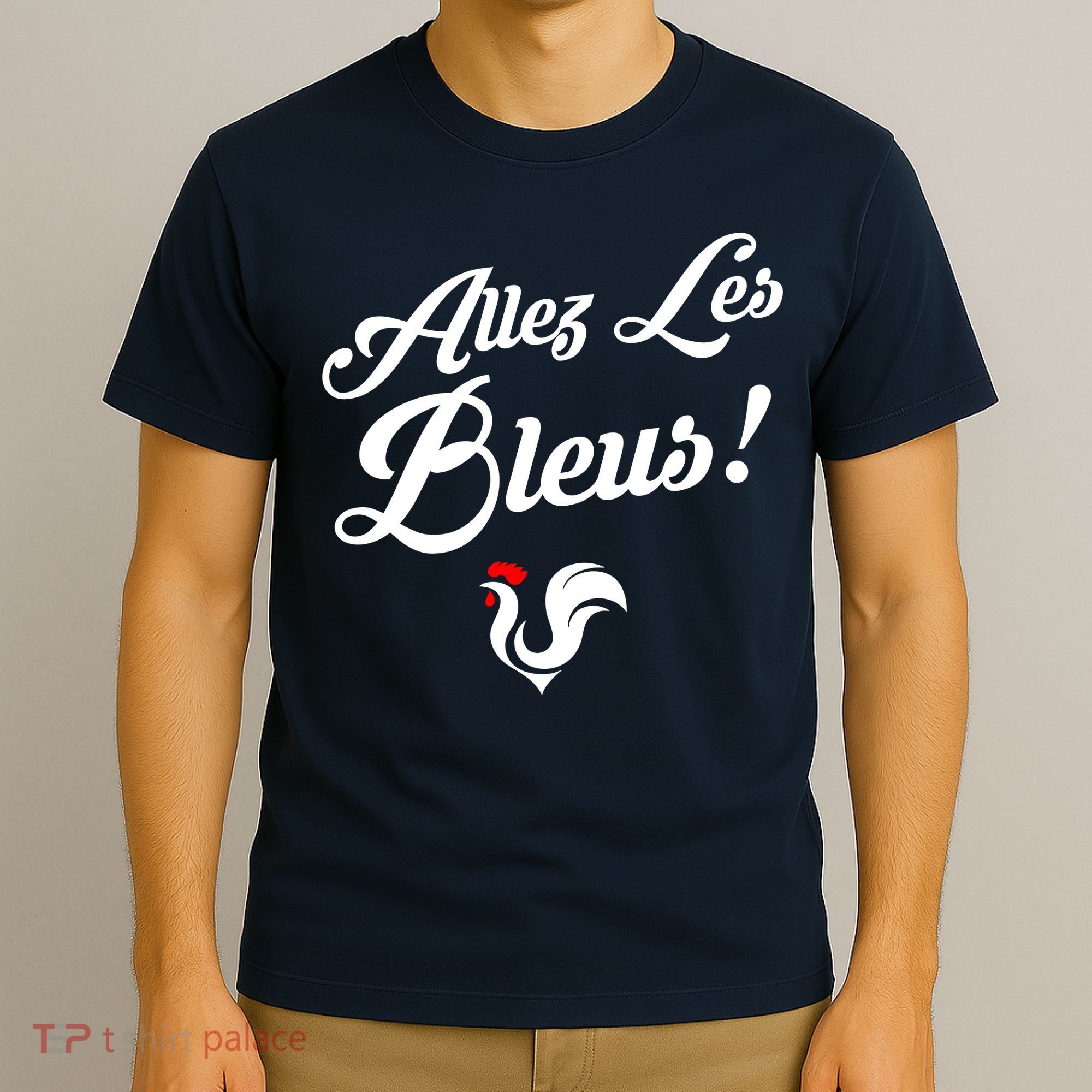 Allez Les Bleus France Team Chant Soccer T-Shirt