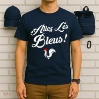 Allez Les Bleus France Team Chant Soccer T-Shirt thumb 6