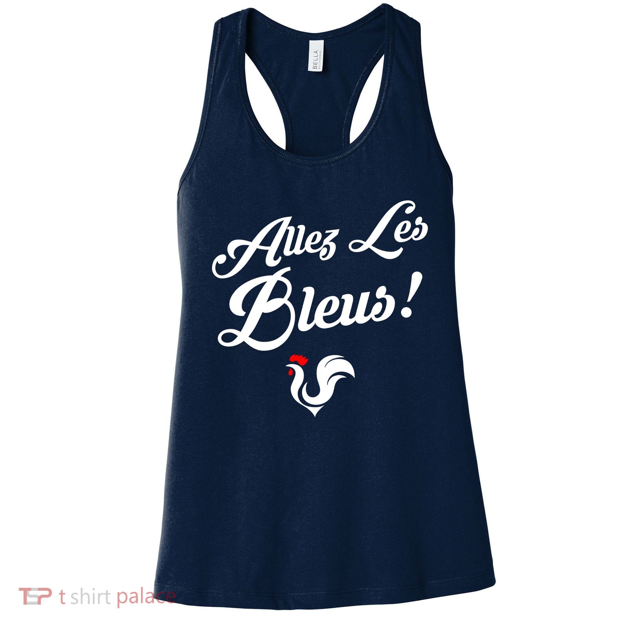 Allez Les Bleus France Team Chant Soccer Women's Tank Top