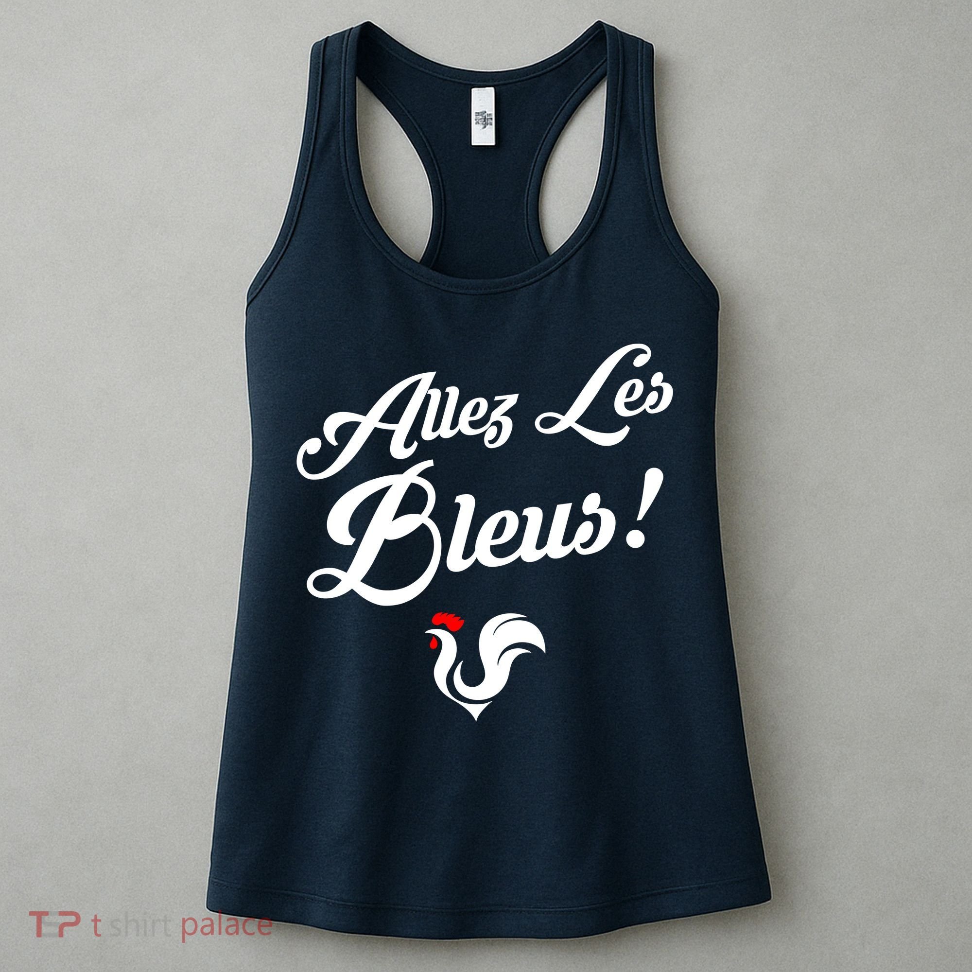 Allez Les Bleus France Team Chant Soccer Women's Tank Top