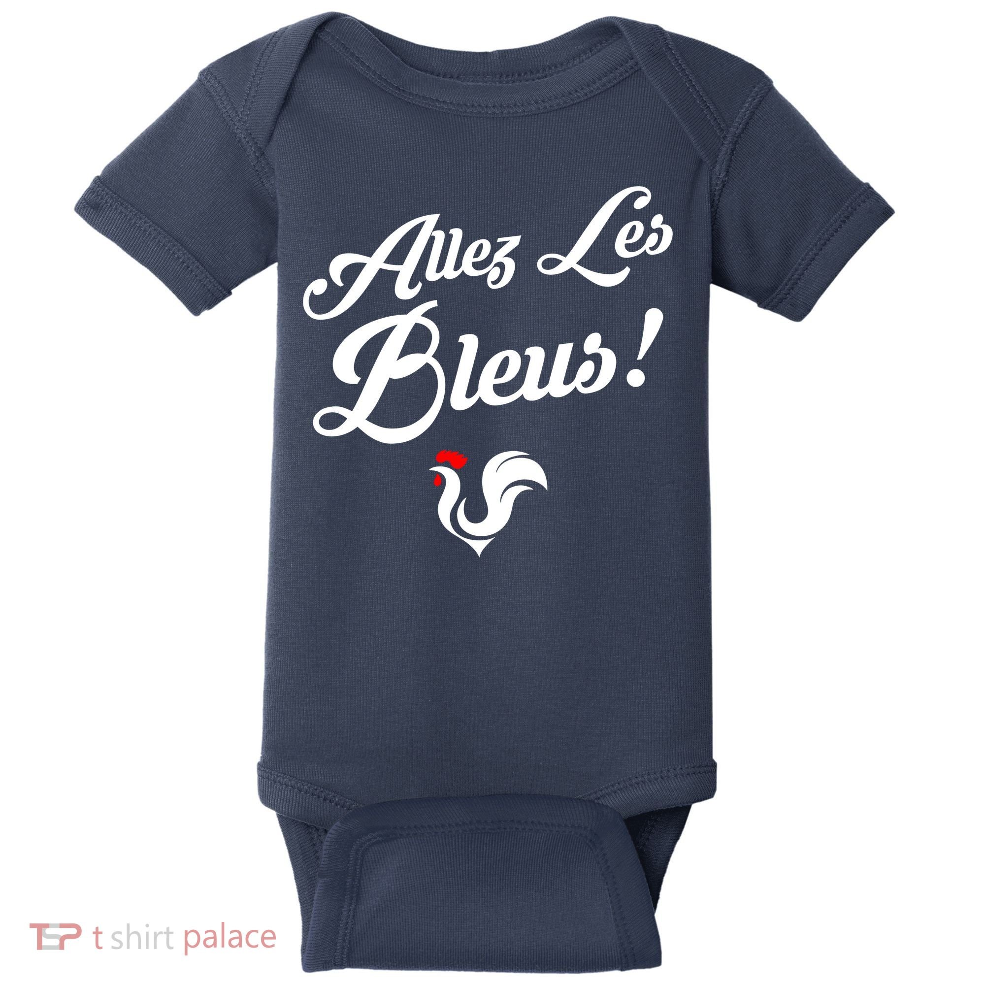Allez Les Bleus France Team Chant Soccer Baby Bodysuit