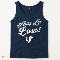 Allez Les Bleus France Team Chant Soccer Tank Top thumb 2