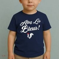 Allez Les Bleus France Team Chant Soccer Toddler T-Shirt thumb 2