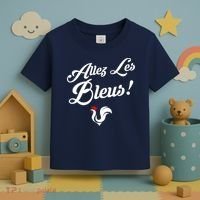 Allez Les Bleus France Team Chant Soccer Toddler T-Shirt thumb 3