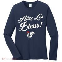 Allez Les Bleus France Team Chant Soccer Women's Long Sleeve Shirt thumb 0