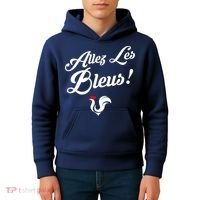 Allez Les Bleus France Team Chant Soccer Kids Hoodie thumb 4