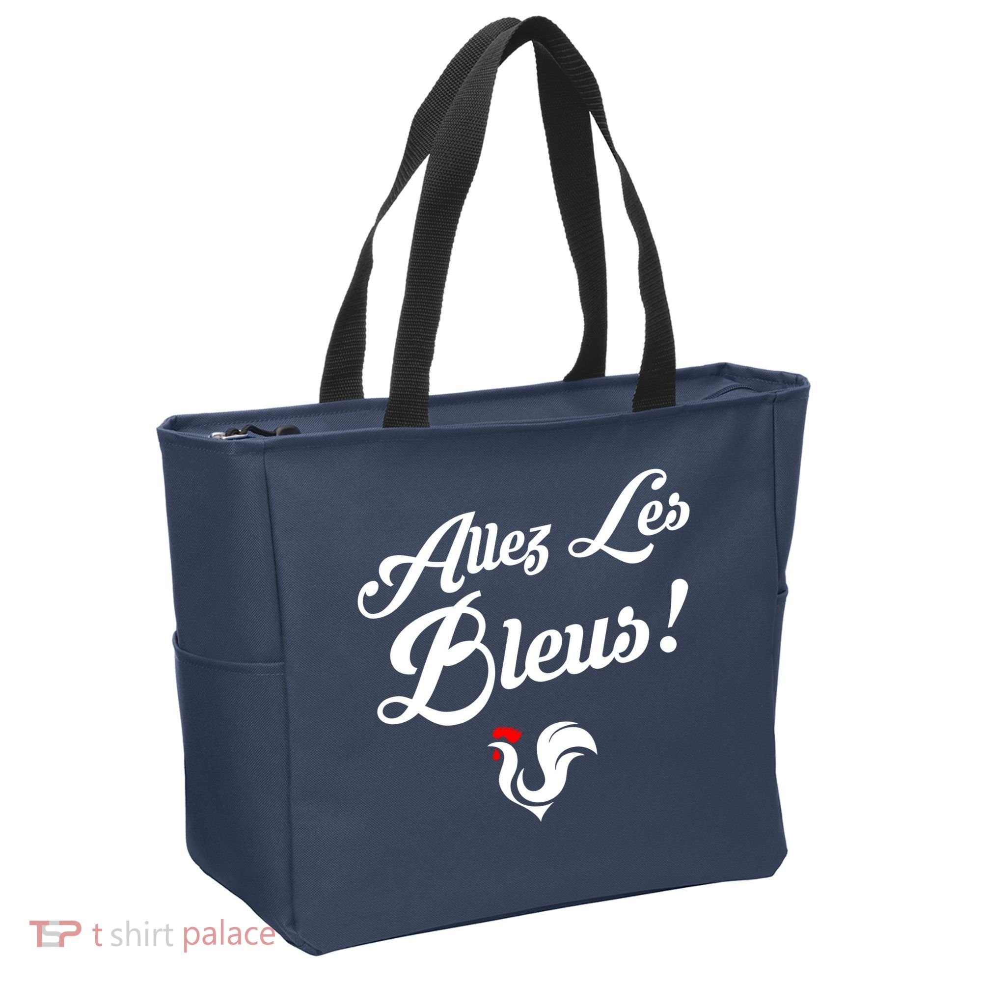 Allez Les Bleus France Team Chant Soccer Tote Bag