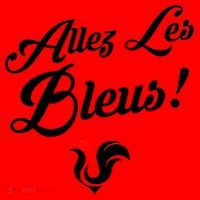 Allez Les Bleus France Team Chant Soccer Santa Hat thumb 1
