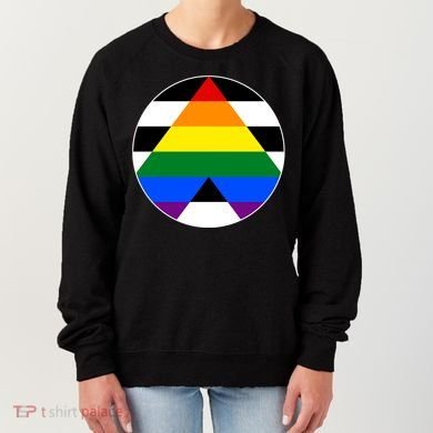 Ally Flag Circle Pyramid Pride Women's Sweatshirt