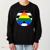Ally Flag Circle Pyramid Pride Women's Sweatshirt thumb 0