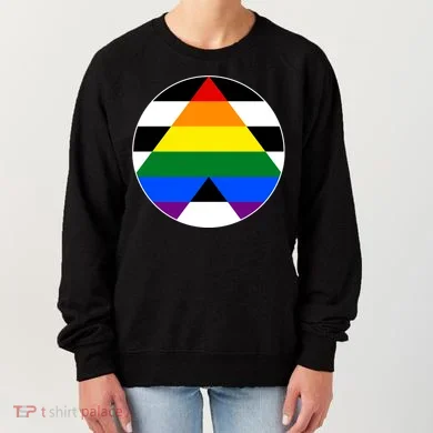 Ally Flag Circle Pyramid Pride Women's Sweatshirt