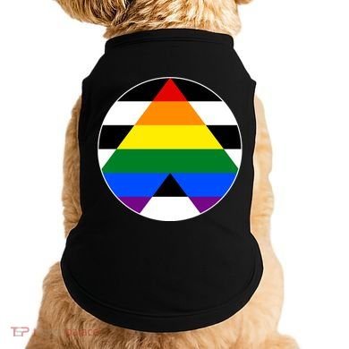 Ally Flag Circle Pyramid Pride Doggie Tank