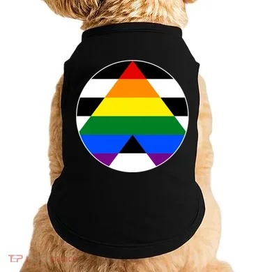 Ally Flag Circle Pyramid Pride Doggie Tank