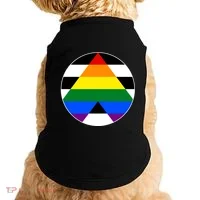 Ally Flag Circle Pyramid Pride Doggie Tank thumb 0