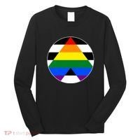 Ally Flag Circle Pyramid Pride Long Sleeve Shirt thumb 0