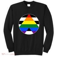 Ally Flag Circle Pyramid Pride Sweatshirt thumb 0