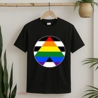 Ally Flag Circle Pyramid Pride T-Shirt thumb 2