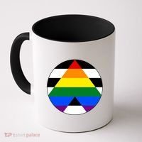 Ally Flag Circle Pyramid Pride Coffee Mug thumb 0