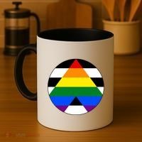 Ally Flag Circle Pyramid Pride Coffee Mug thumb 4