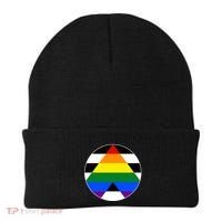 Ally Flag Circle Pyramid Pride Beanie thumb 0