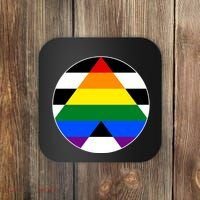 Ally Flag Circle Pyramid Pride Coaster thumb 0