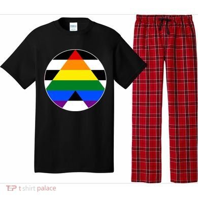 Ally Flag Circle Pyramid Pride Pajama Set