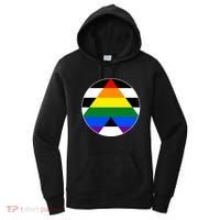 Ally Flag Circle Pyramid Pride Women's Hoodie thumb 0
