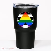 Ally Flag Circle Pyramid Pride Tumbler thumb 0