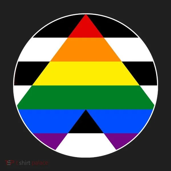 Ally Flag Circle Pyramid Pride Tumbler