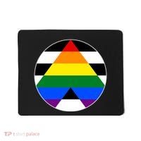 Ally Flag Circle Pyramid Pride Mousepad thumb 0